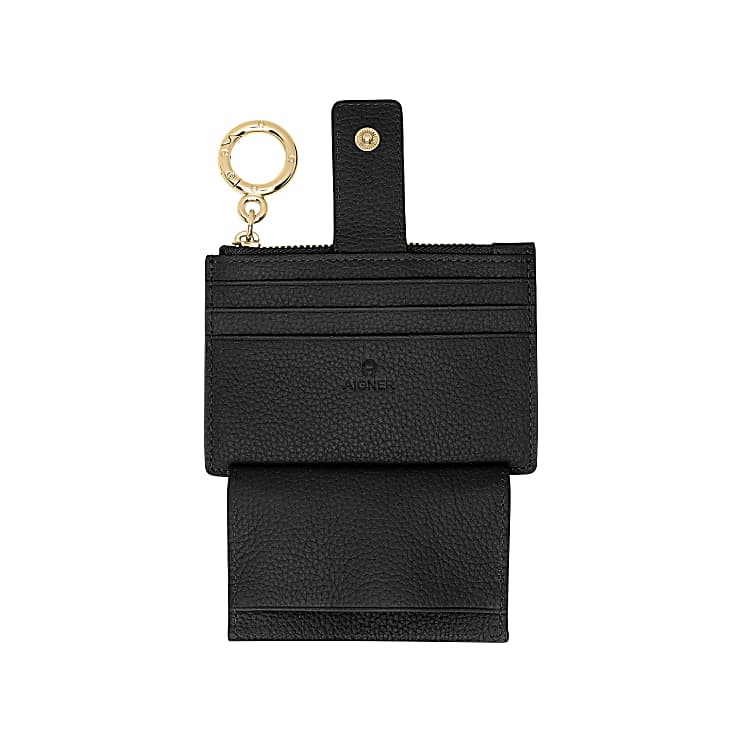 ZITA Card Case, black | AIGNER JAPAN WEBSITE